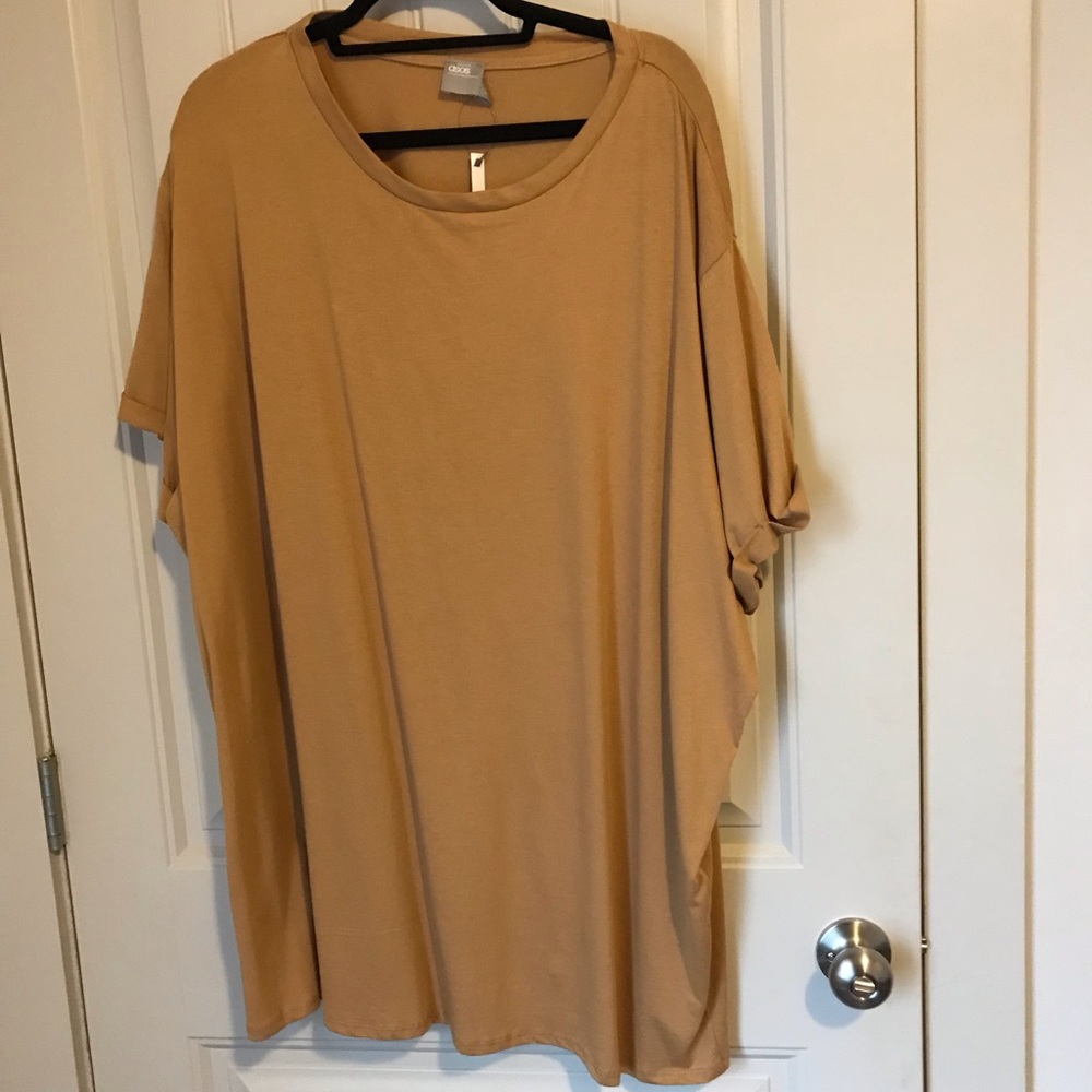 Yellow ASOS CURVE shirt